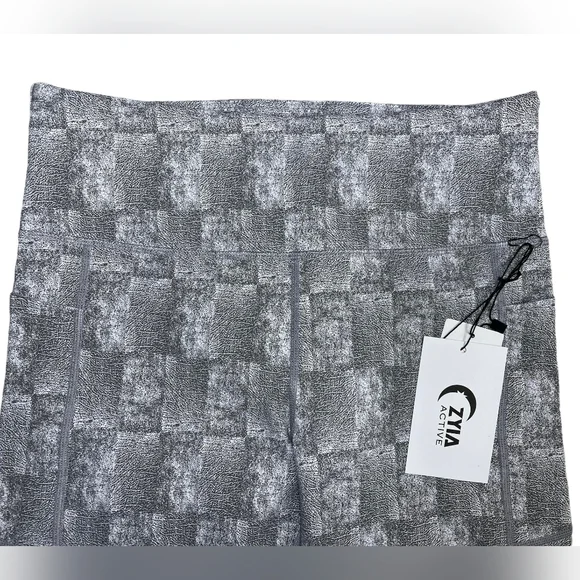 NEW Zyia 6680 flint full grain light n tight hi-rise Capri RC size 8-10 NWT - Picture 10 of 11